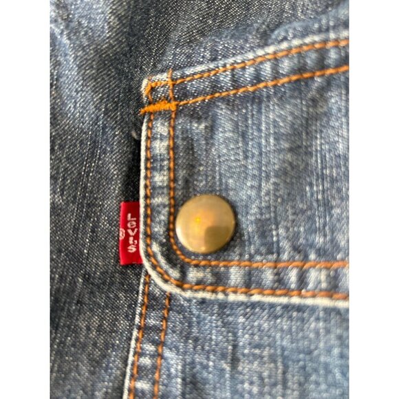 Levis Jean Jacket Limited Edition Mens Size M Moto Biker European Market ? 2005 - Picture 10 of 12